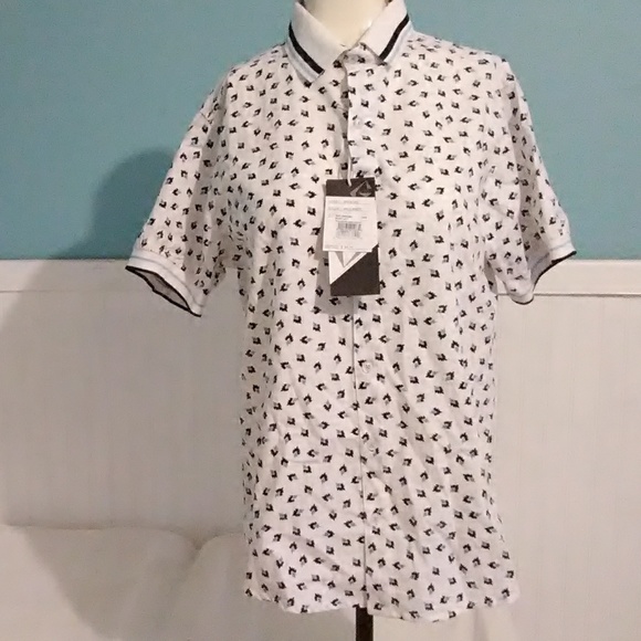 SALE NWT Mens G-Net Button Down Shirt. - Picture 1 of 8